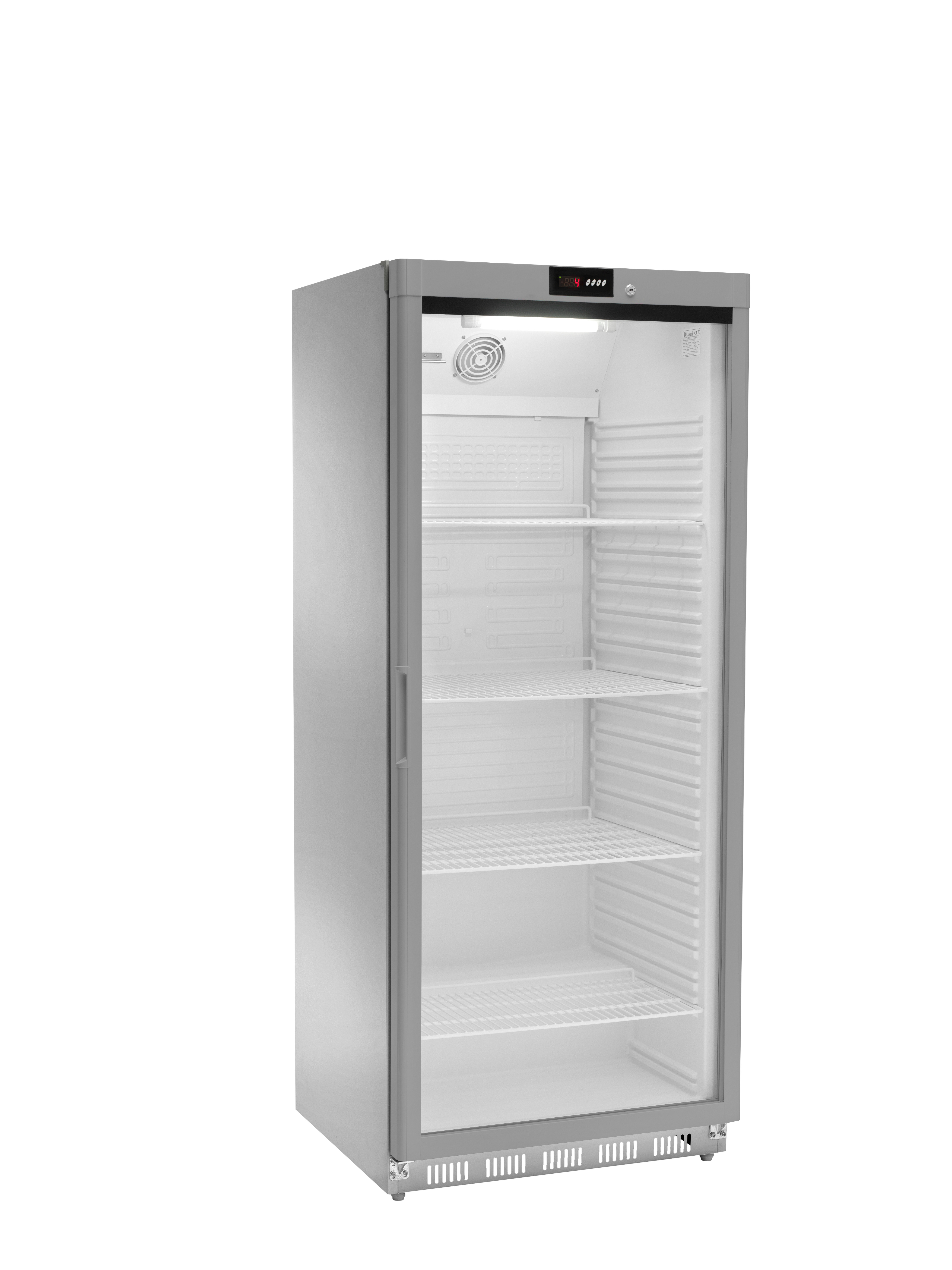 Glastürkühlschrank AKD600RG SS, Statische Kühlung, 580 ltr.