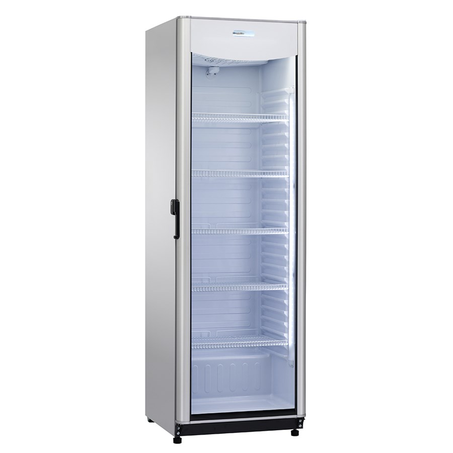 Glastürkühlschrank AX400RGG, Umluftkühlung, 382 ltr.