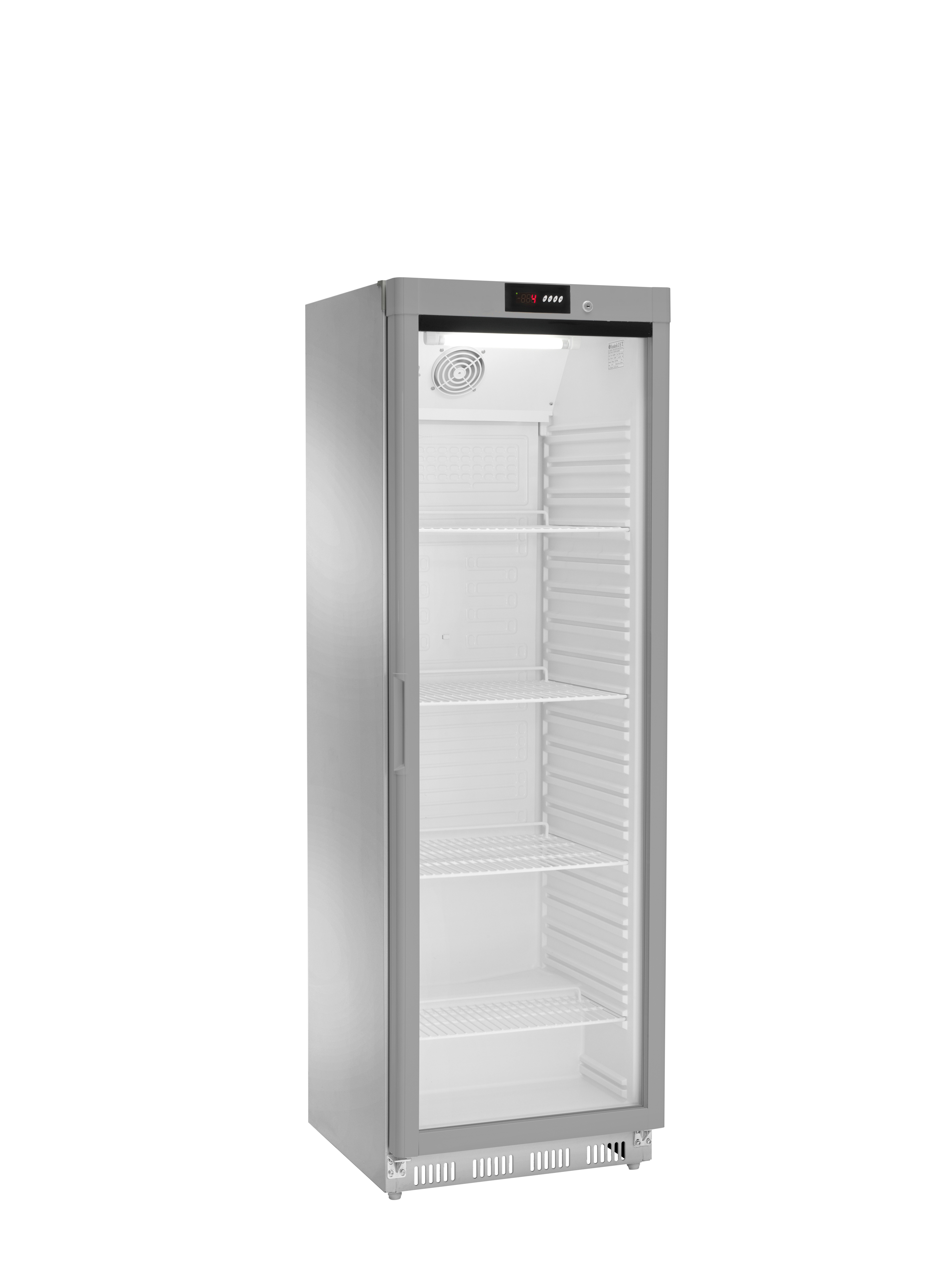 Glastürkühlschrank AKD400RG SS, Statische Kühlung, 360 ltr.