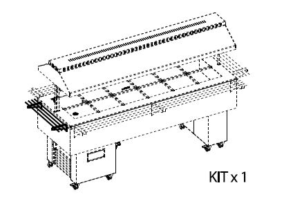 Isola | Kurze Röhren Tablettrutsche 750mm