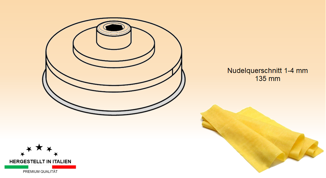 Nudelform Ø 50mm Pasta sfoglia