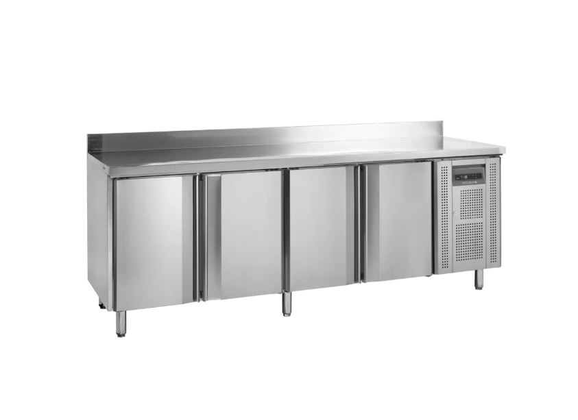 Tiefkühltisch SK6410BT/+SP, 480 ltr., Umluftkühlung, mit 4 Türen und Aufkantung