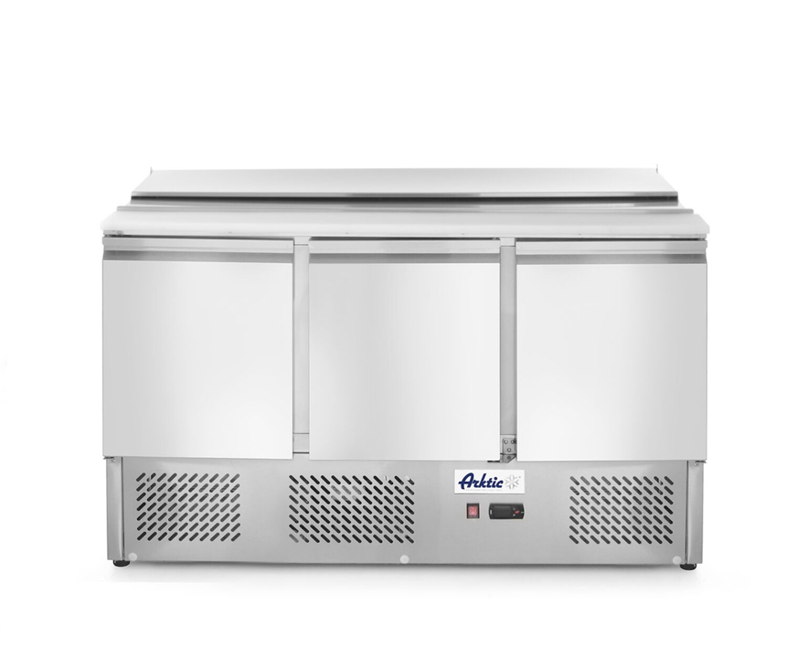 Saladette Arktic mit 3 Türen, Umluftkühlung, 380 ltr.