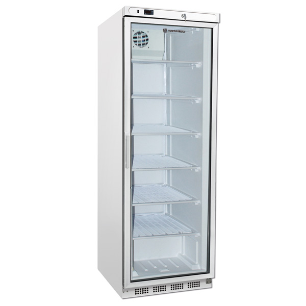 Glastürtiefkühlschrank 340 ltr. 600x625x1855mm