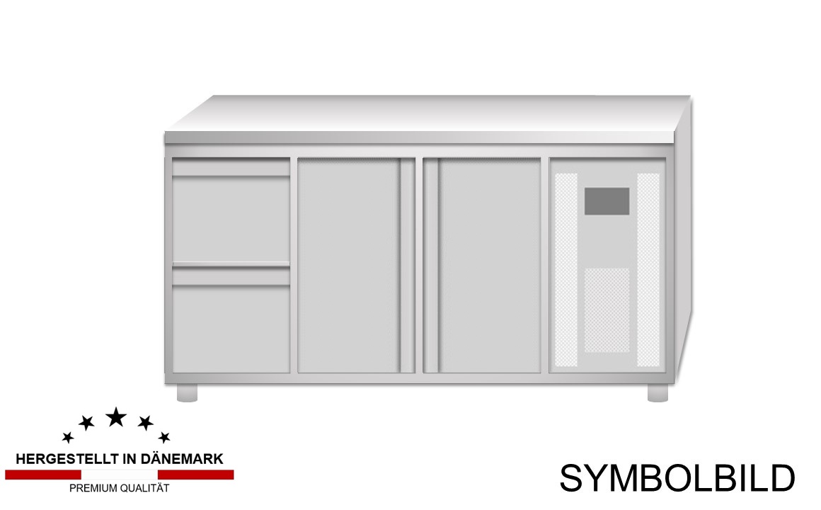 Kühltisch 2 Schubladen 2 Türen 1795x600x880 mm