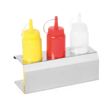 Spenderflaschenhalter von Cooling4U, perfekt für das Halten von Saucen- und Dressingflaschen auf Buffets