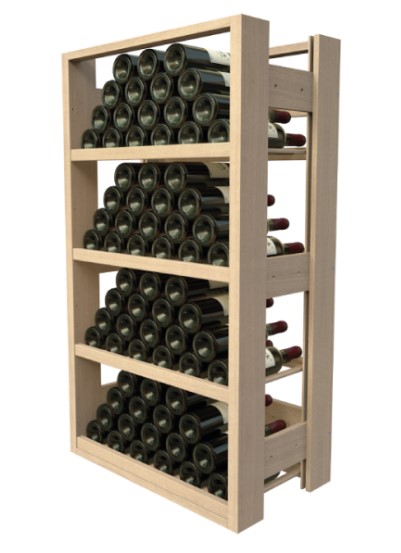 Holz-Weinregal mit 4 Auflagen für 40-72 Flaschen
