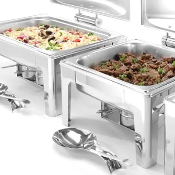 Ein Chafing Dish von Cooling4U, ideal für das Warmhalten von Gerichten auf einem Event-Buffet