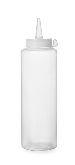 Spenderflasche transparent, 0,2 Liter