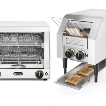 Toaster in einer professionellen Küche, liefert perfekt geröstetes Brot schnell und effizient.