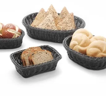 Körbe von Cooling4U, gefüllt mit Brot und Früchten, ideal für Buffets