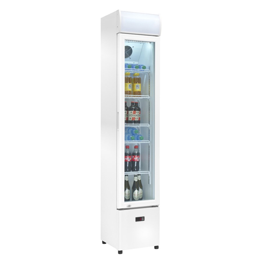 Displaykühlschrank Slim 105 ltr. 360x408x1880mm