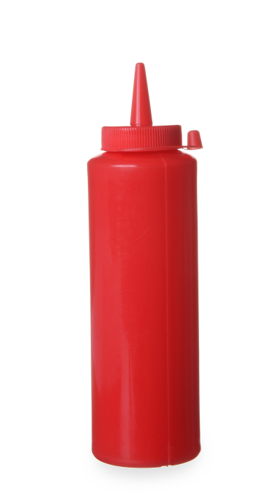 Spenderflasche rot, 0,2 Liter