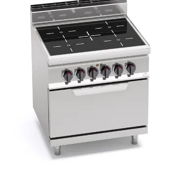 Infrarotherd im Einsatz, bietet effiziente und schnelle Hitze, perfekt für professionelle Küchen.