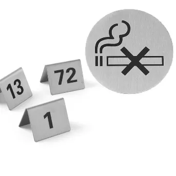 Schilder und Tischnummern von Cooling4U, genutzt zur Orientierung und Tischzuweisung bei Events